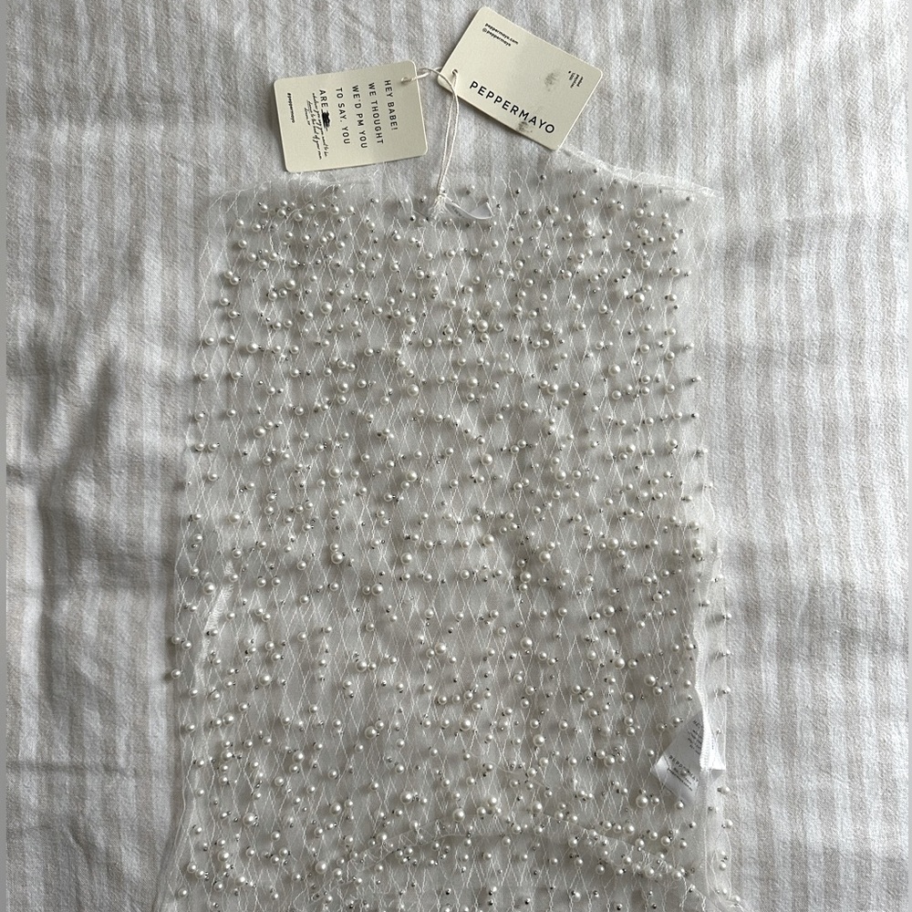 Peppermayo Pearl Mesh Top